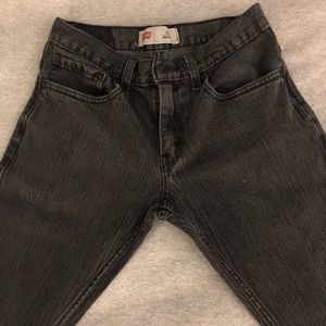 high-rise vintage jeans